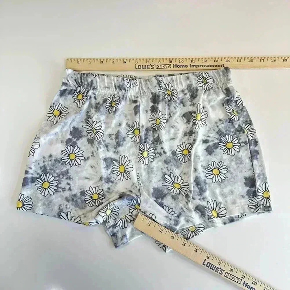 KIKIT Daisy Tye Dye Matching Shirt / Short Set Women's Size Large 90s Y2K - Picture 9 of 11